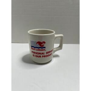Vintage Rare Red Lobster Employee Gift Buffalo China Coffee Mug